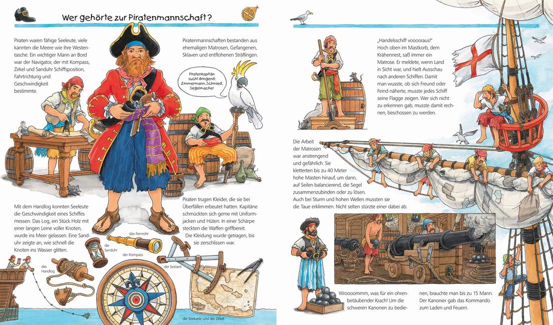 Beispielinhalt (Bild) Wieso? Weshalb? Warum?, Band 40: Alles über Piraten