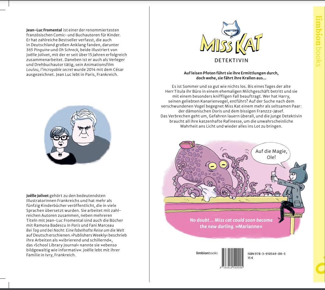 Rückseitencover Miss Kat - Fall 1 - der entführte Kanari