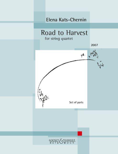 Vorderes Coverbild Road to Harvest Streichquartett. Stimmensatz.