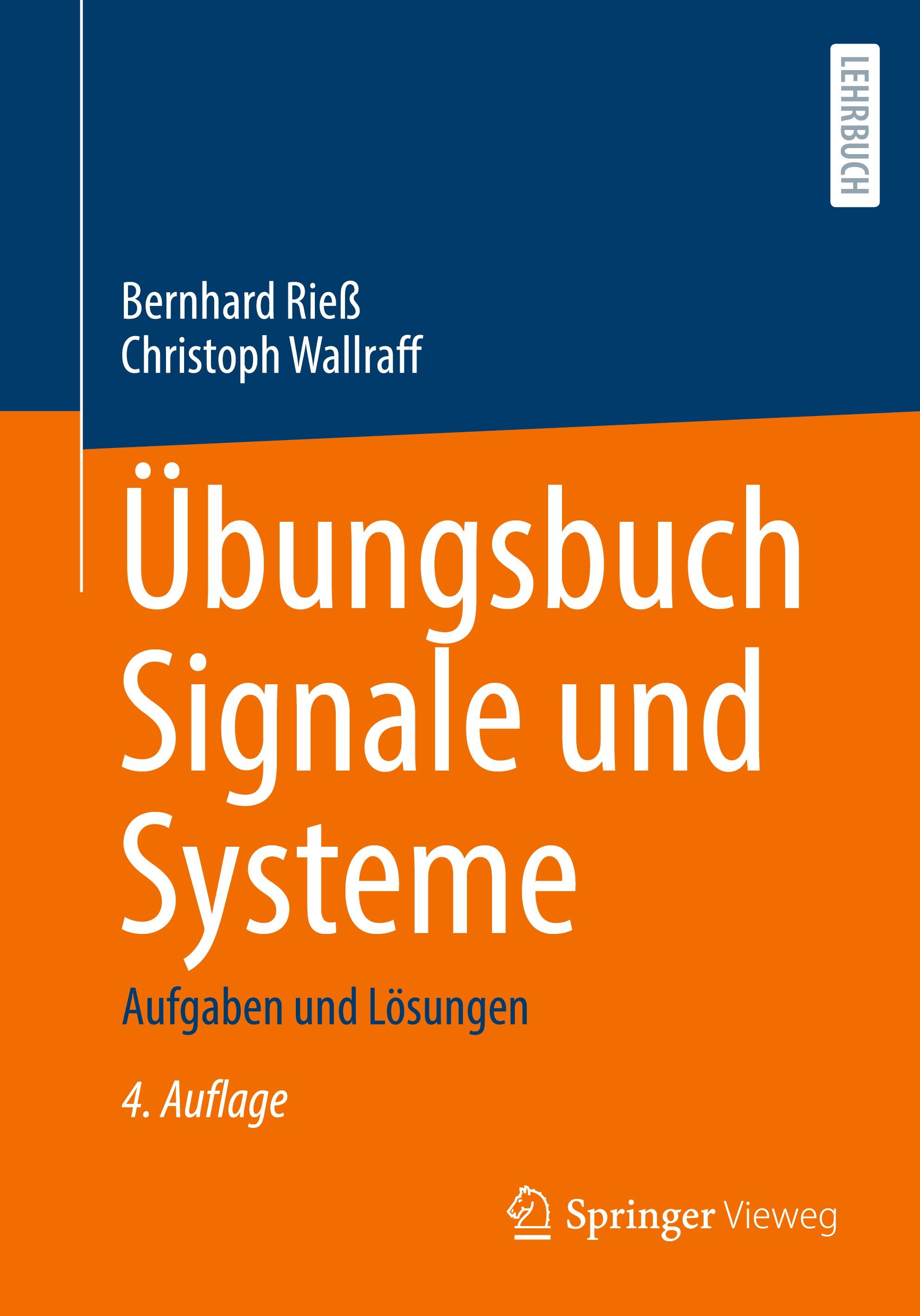Vorderes Coverbild Übungsbuch Signale und Systeme