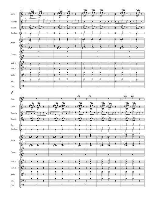 Beispielinhalt (Bild) Concerto für Klavier und Orchester G-Dur