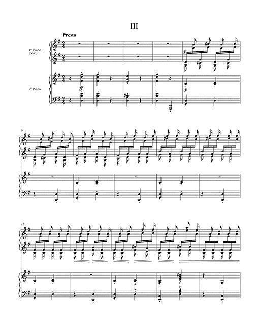 Beispielinhalt (Bild) Concerto für Klavier und Orchester G-Dur