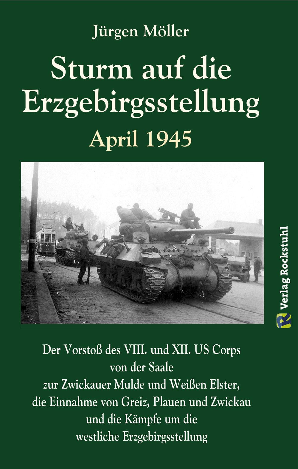 Vorderes Coverbild Sturm auf die Erzgebirgsstellung April 1945
