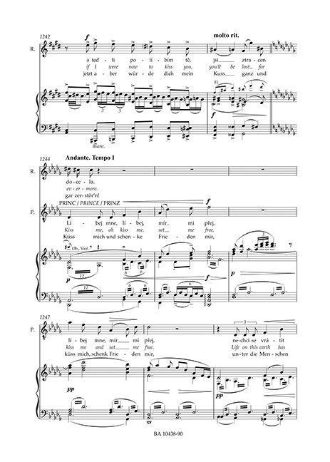 Beispielinhalt (Bild) Rusalka op. 114 - Lyrisches Märchen in drei Akten