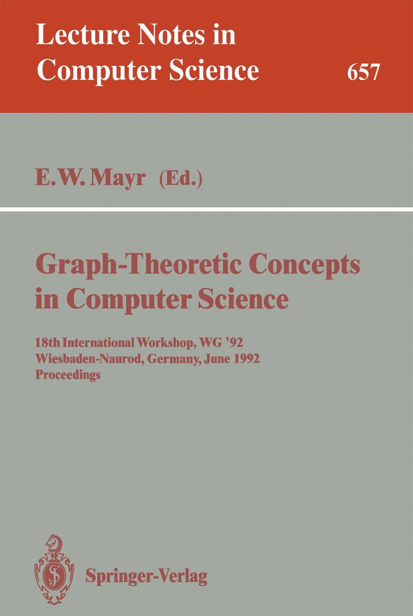 Vorderes Coverbild Graph-Theoretic Concepts in Computer Science
