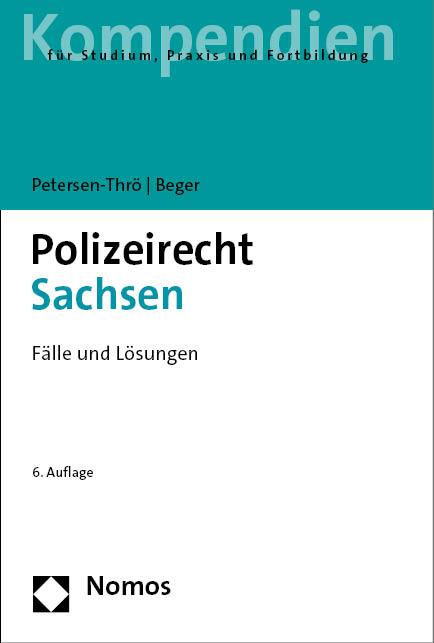 Vorderes Coverbild Polizeirecht Sachsen