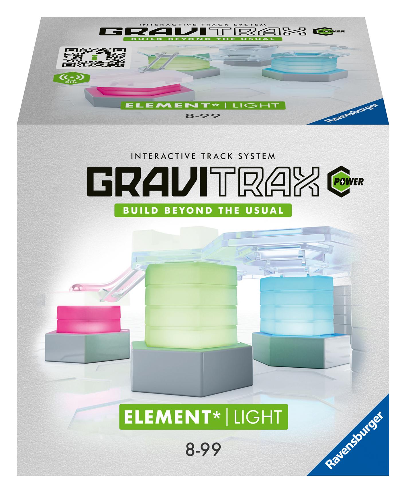 Vorderes Coverbild Ravensburger GraviTrax POWER Element Light 27467 - Elektronisches Zubehör für spektakuläre Kugelbahnen für Kinder ab 8 Jahren. Kombinierbar mit allen Starter-Sets, Extensions und Elements.