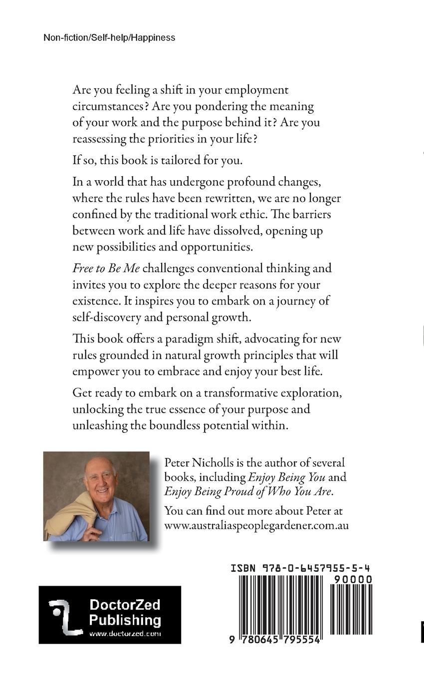 Rückseitencover Free to Be Me