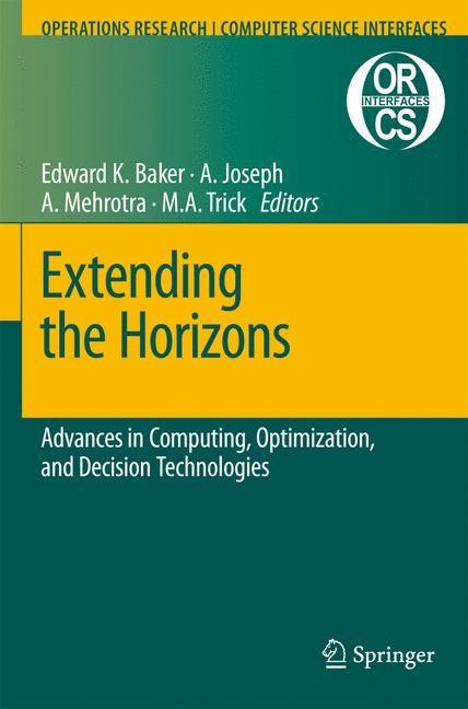 Vorderes Coverbild Extending the Horizons: Advances in Computing, Optimization, and Decision Technologies
