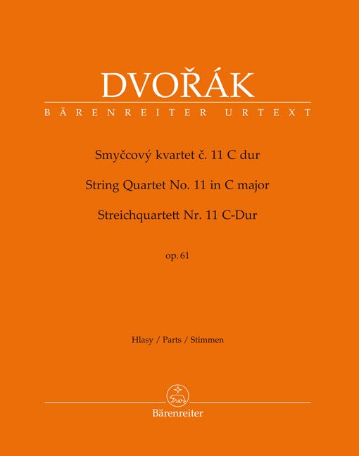 Vorderes Coverbild Streichquartett Nr. 11 C-Dur op. 61