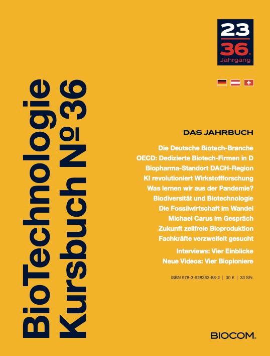 Vorderes Coverbild BioTechnologie Kursbuch Nr. 36