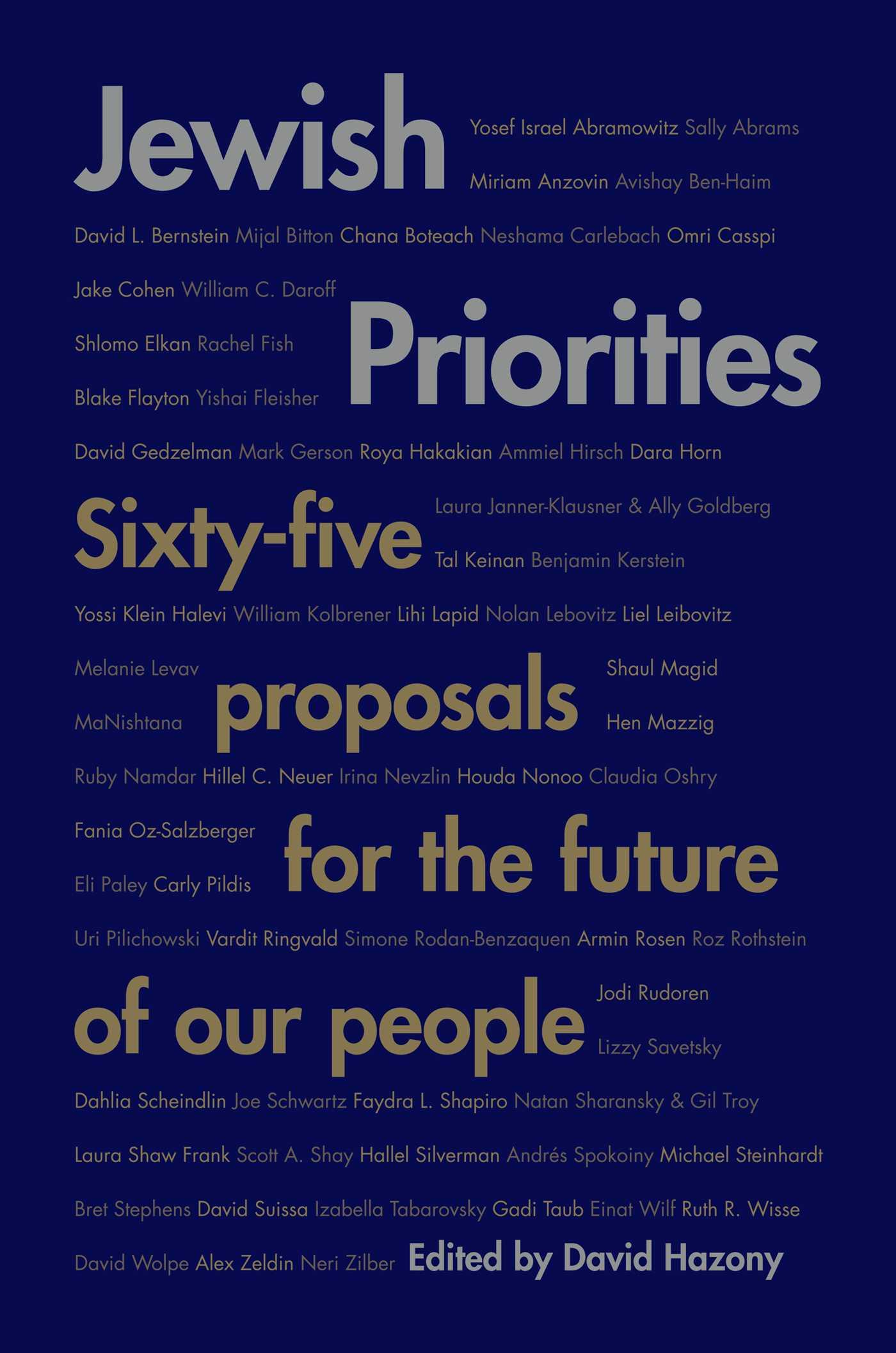 Vorderes Coverbild Jewish Priorities