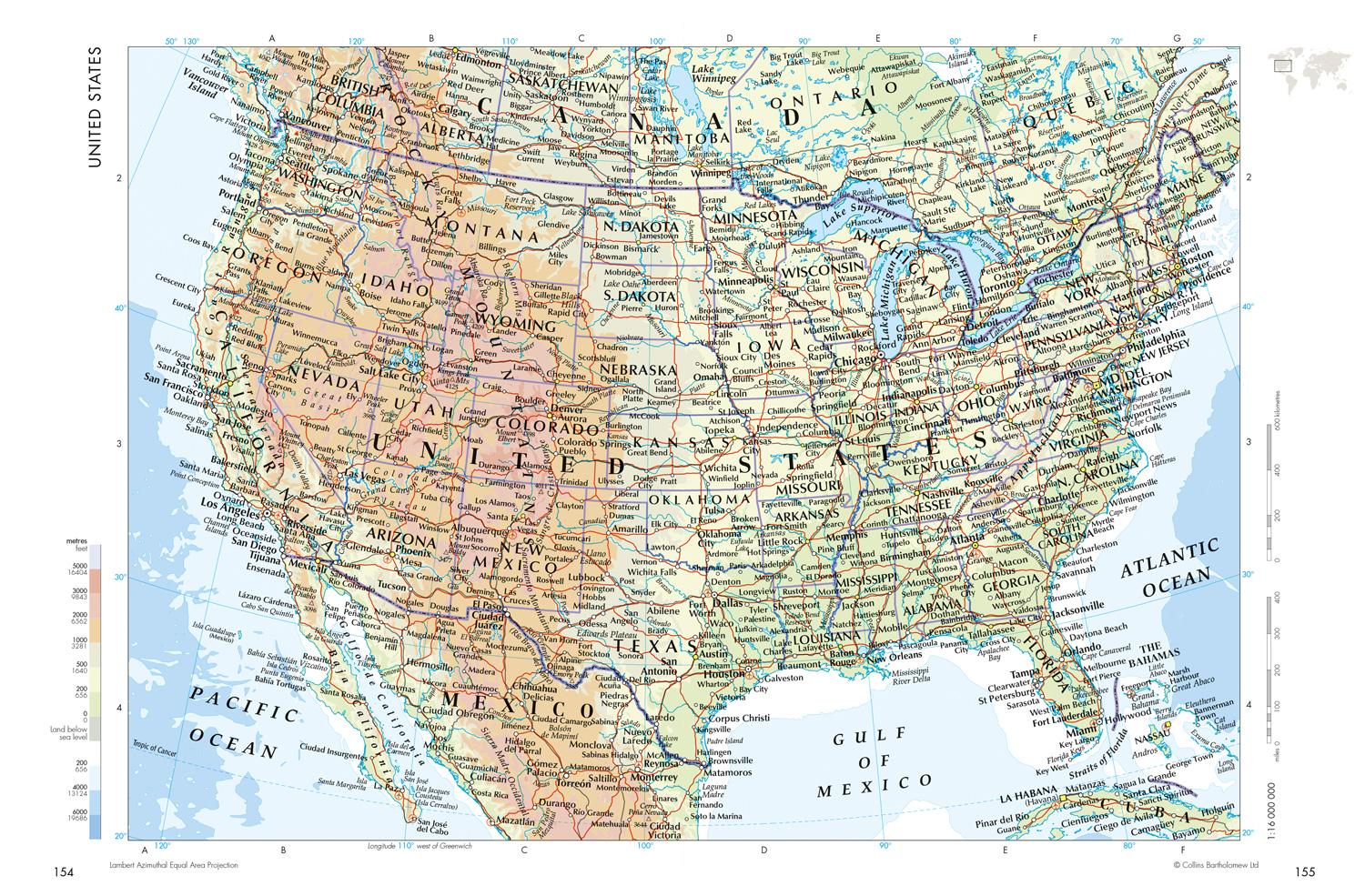 Beispielinhalt (Bild) The Times Desktop Atlas of the World