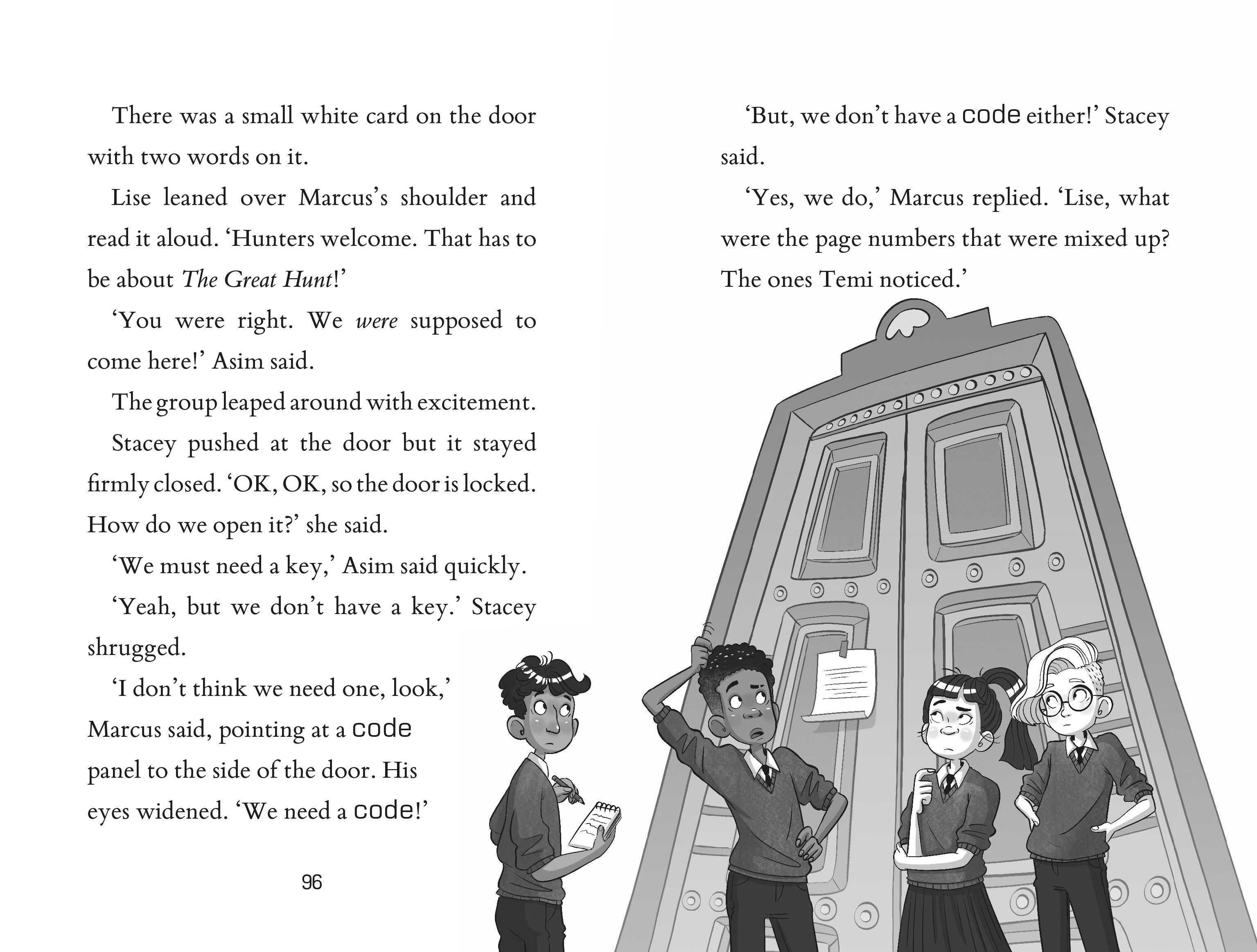 Beispielinhalt (Bild) The Treasure Hunt Monster