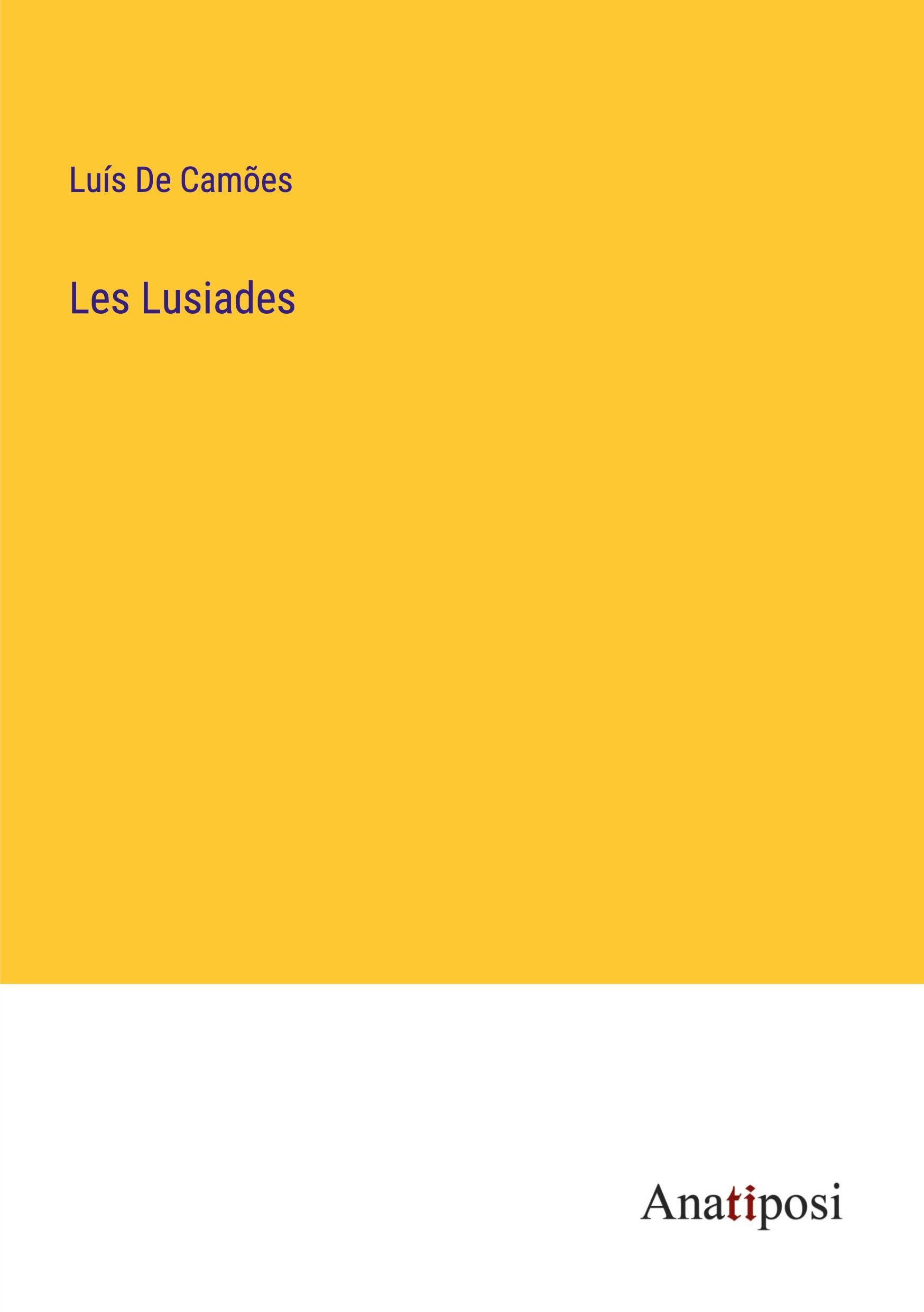 Vorderes Coverbild Les Lusiades