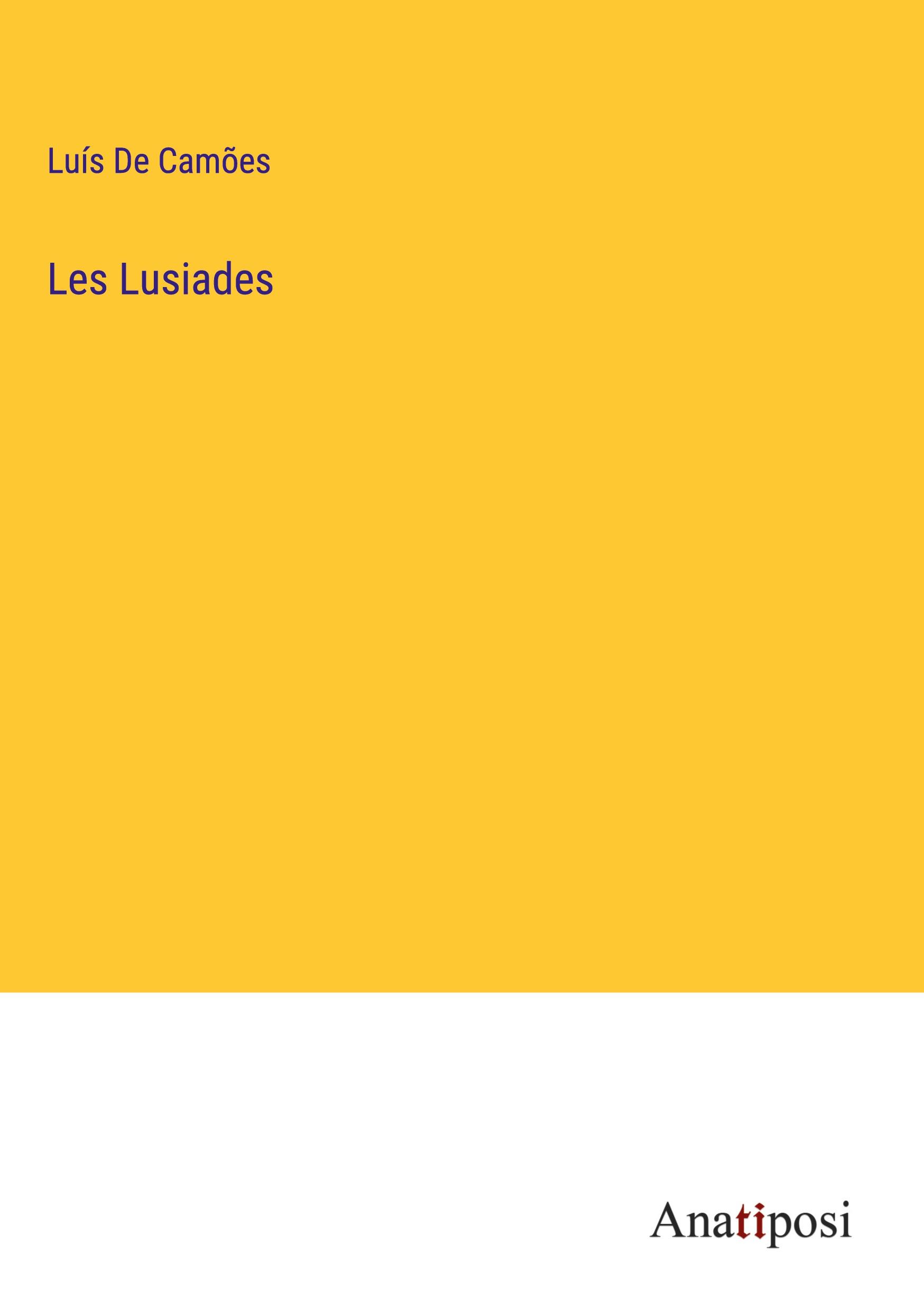 Vorderes Coverbild Les Lusiades