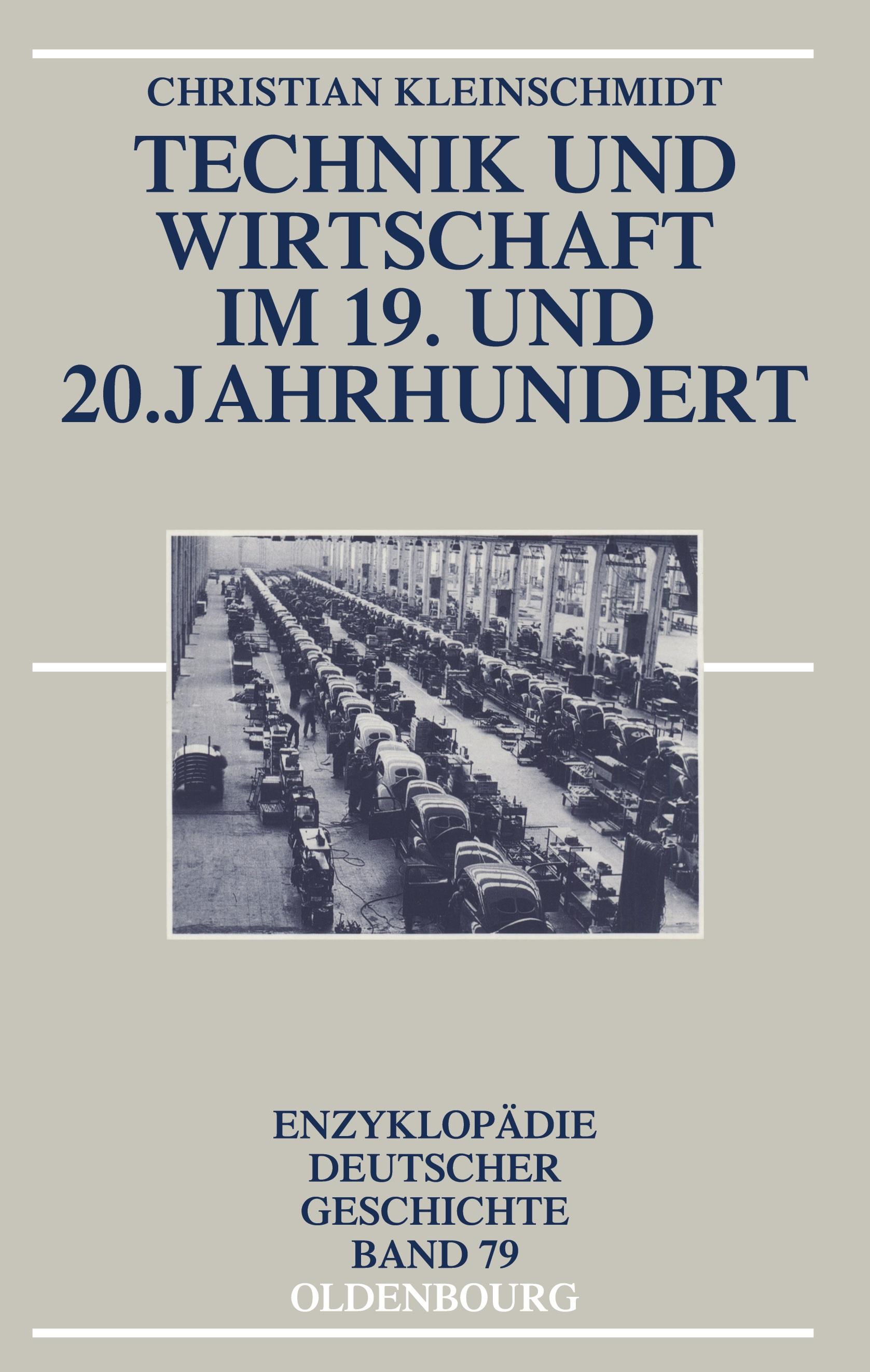 Vorderes Coverbild Technik und Wirtschaft im 19. und 20. Jahrhundert