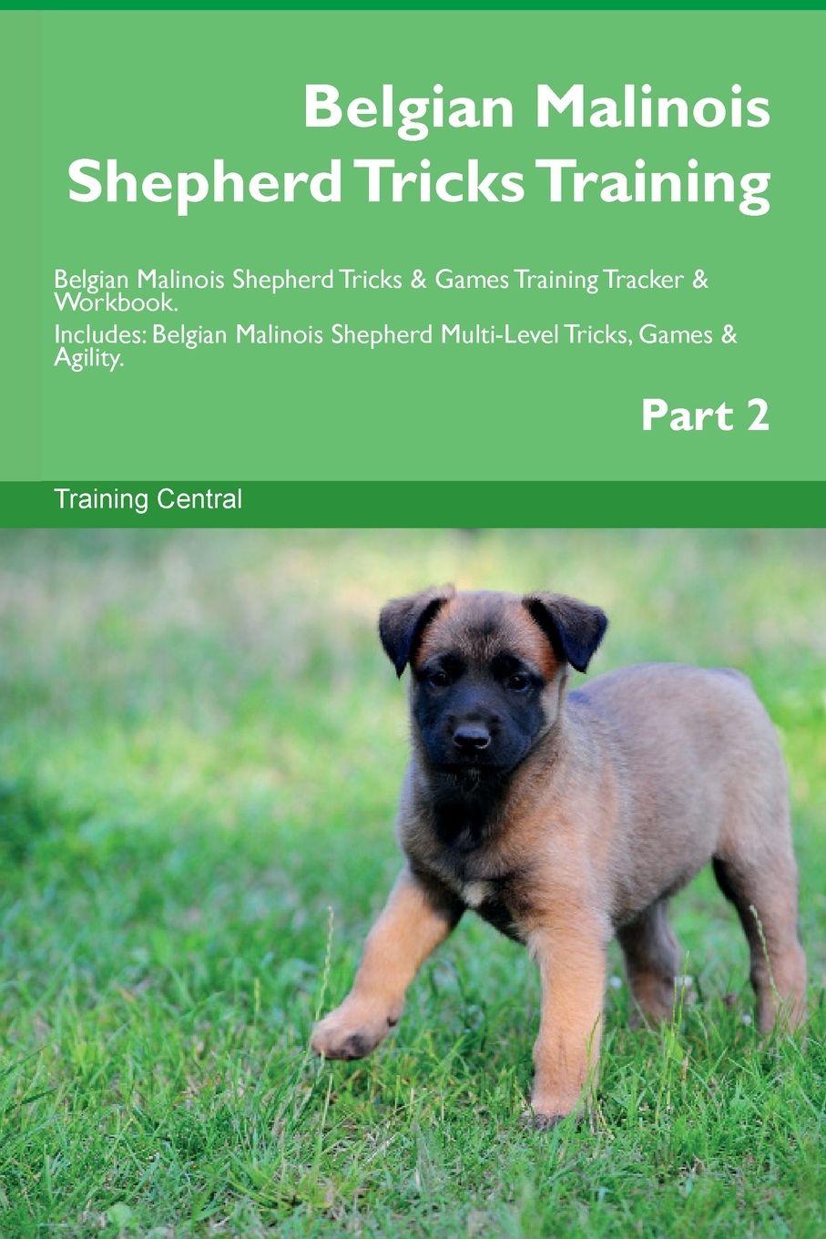 Vorderes Coverbild Belgian Malinois Shepherd Tricks Training Belgian Malinois Shepherd Tricks & Games Training  Tracker & Workbook.  Includes