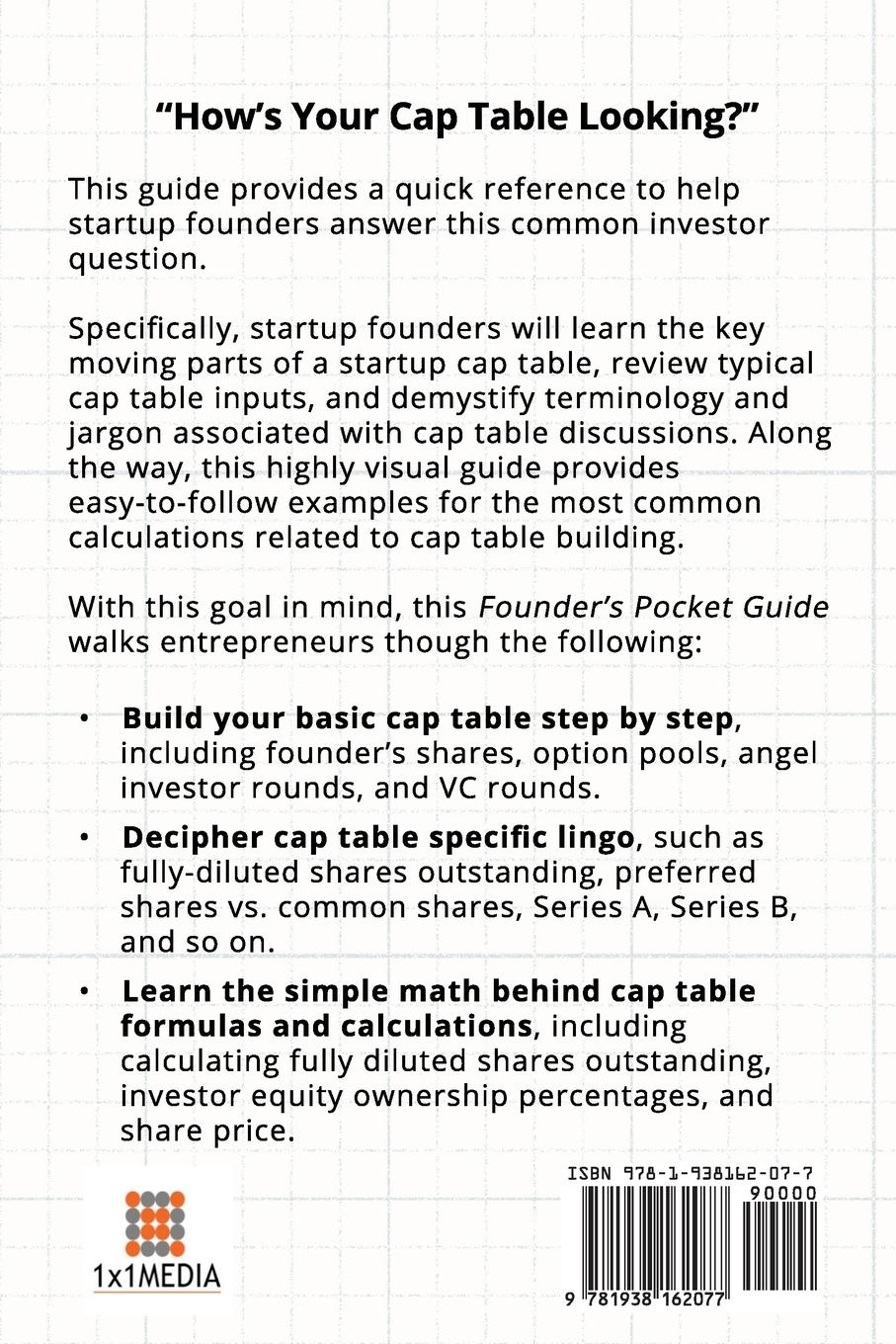 Rückseitencover Founder's Pocket Guide