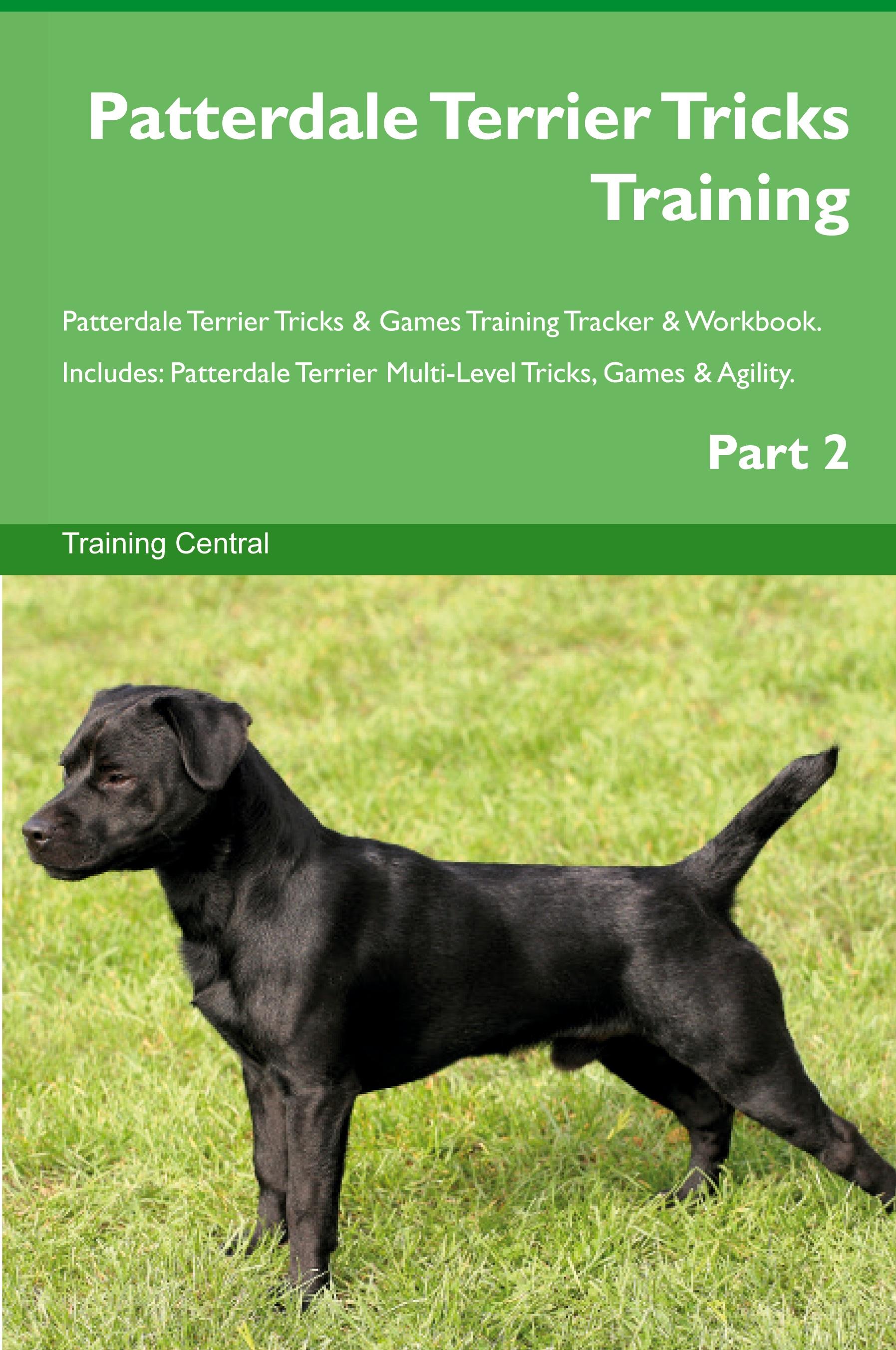 Vorderes Coverbild Patterdale Terrier Tricks Training Patterdale Terrier Tricks & Games Training Tracker &  Workbook.  Includes