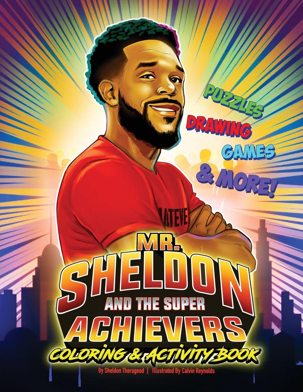 Vorderes Coverbild Mr. Sheldon and The Super Achievers Coloring & Activity Book