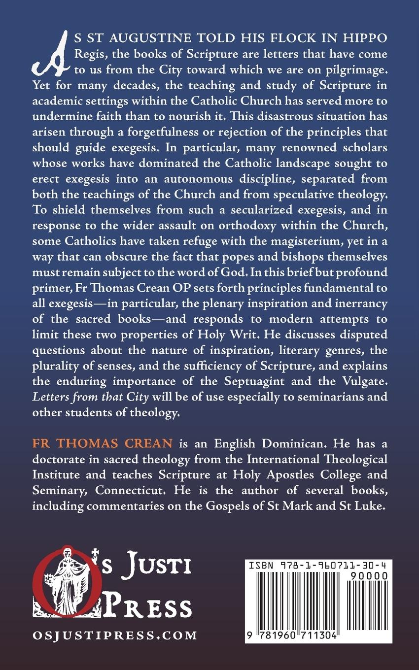 Rückseitencover Letters from that City