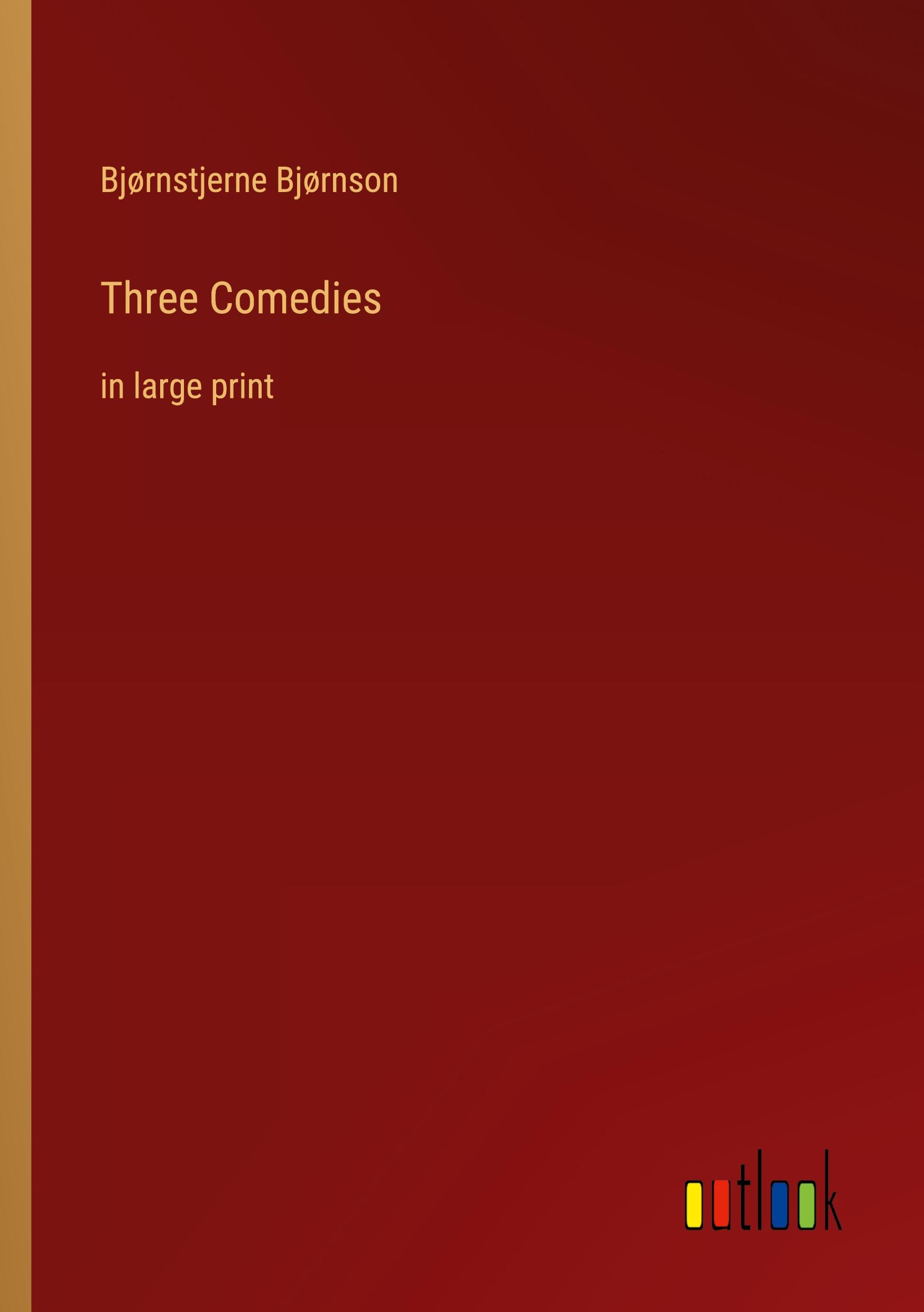Vorderes Coverbild Three Comedies