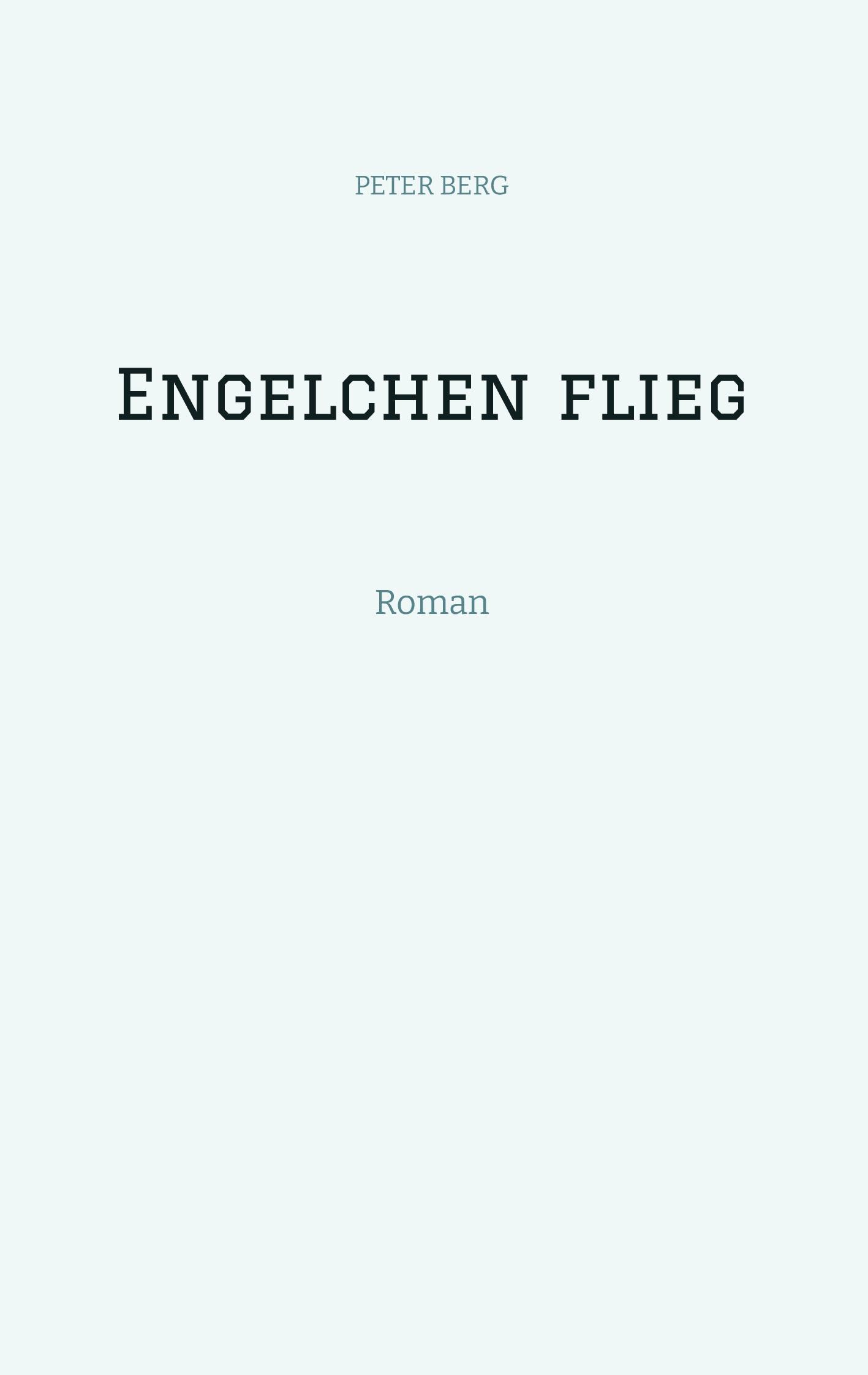 Vorderes Coverbild Engelchen flieg