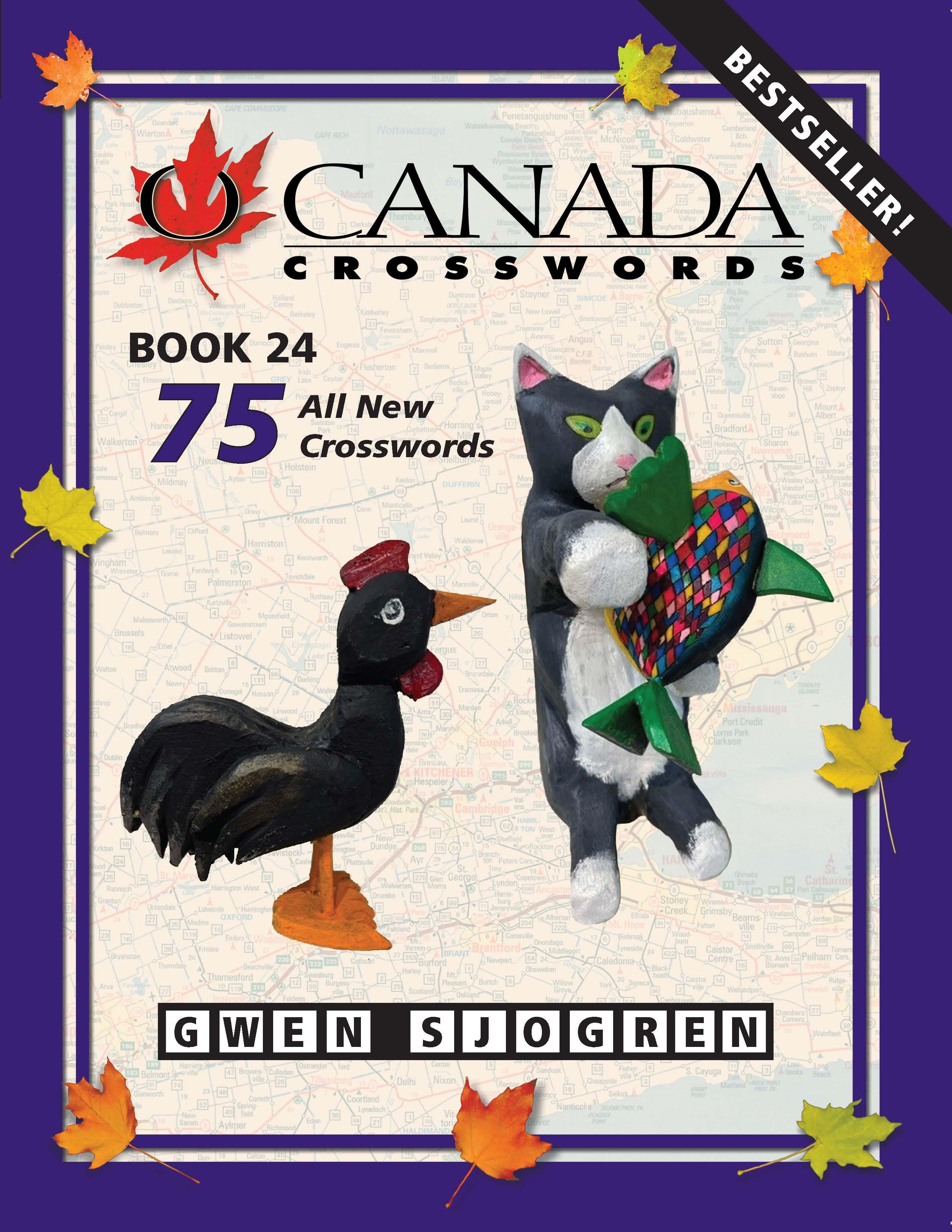 Vorderes Coverbild O Canada Crosswords Book 24