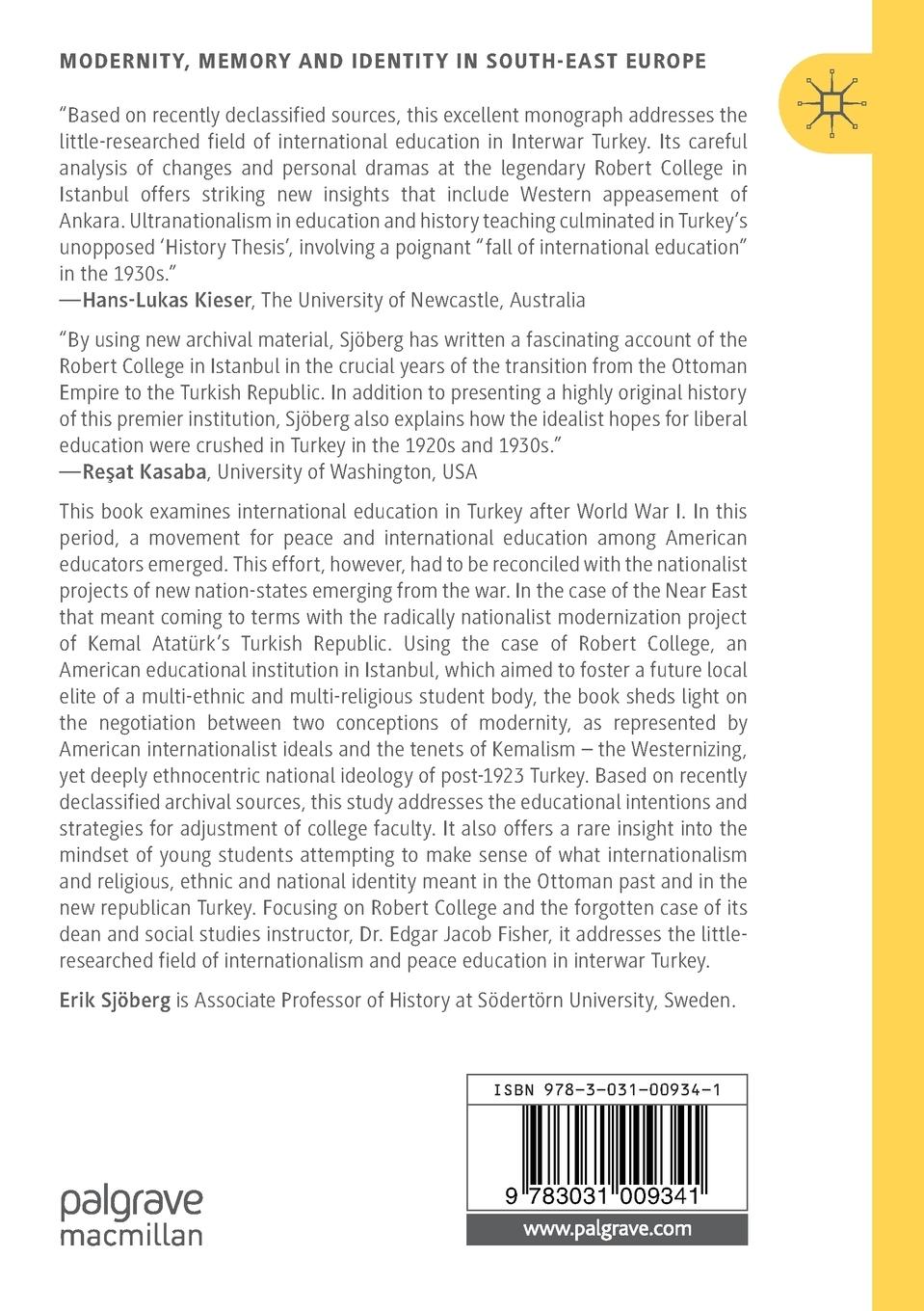 Rückseitencover Internationalism and the New Turkey