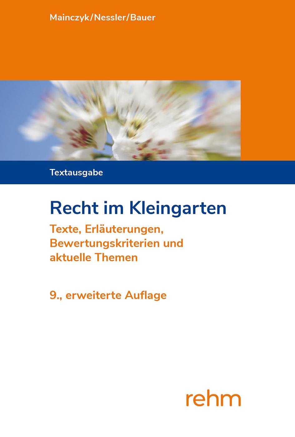 Vorderes Coverbild Recht im Kleingarten