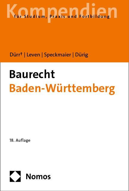 Vorderes Coverbild Baurecht Baden-Württemberg