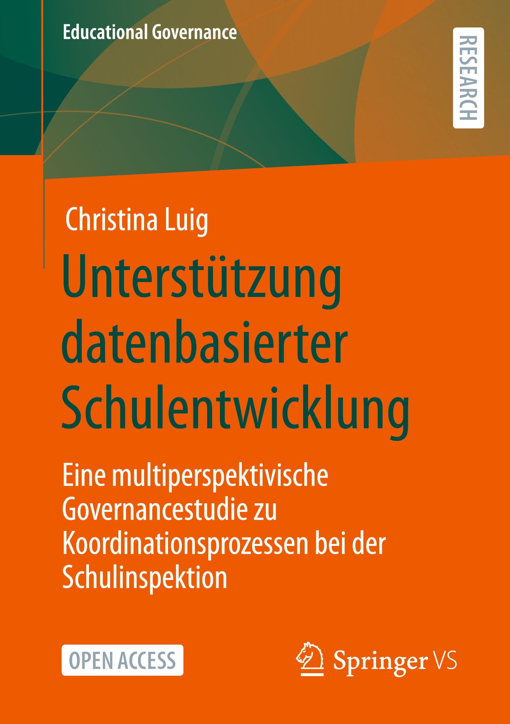 Vorderes Coverbild Unterstützung datenbasierter Schulentwicklung