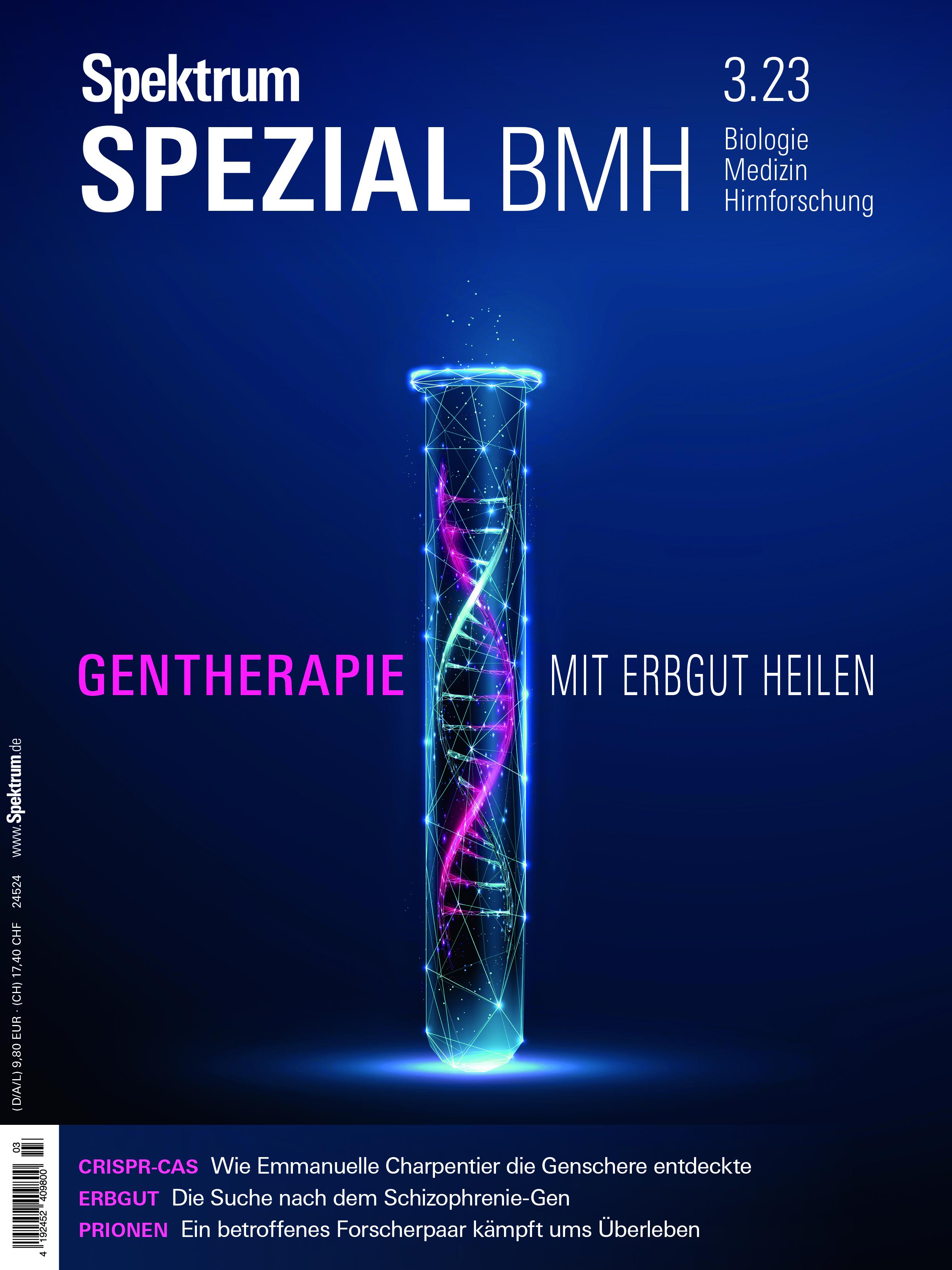 Vorderes Coverbild Spektrum Spezial BMH - Gentherapie