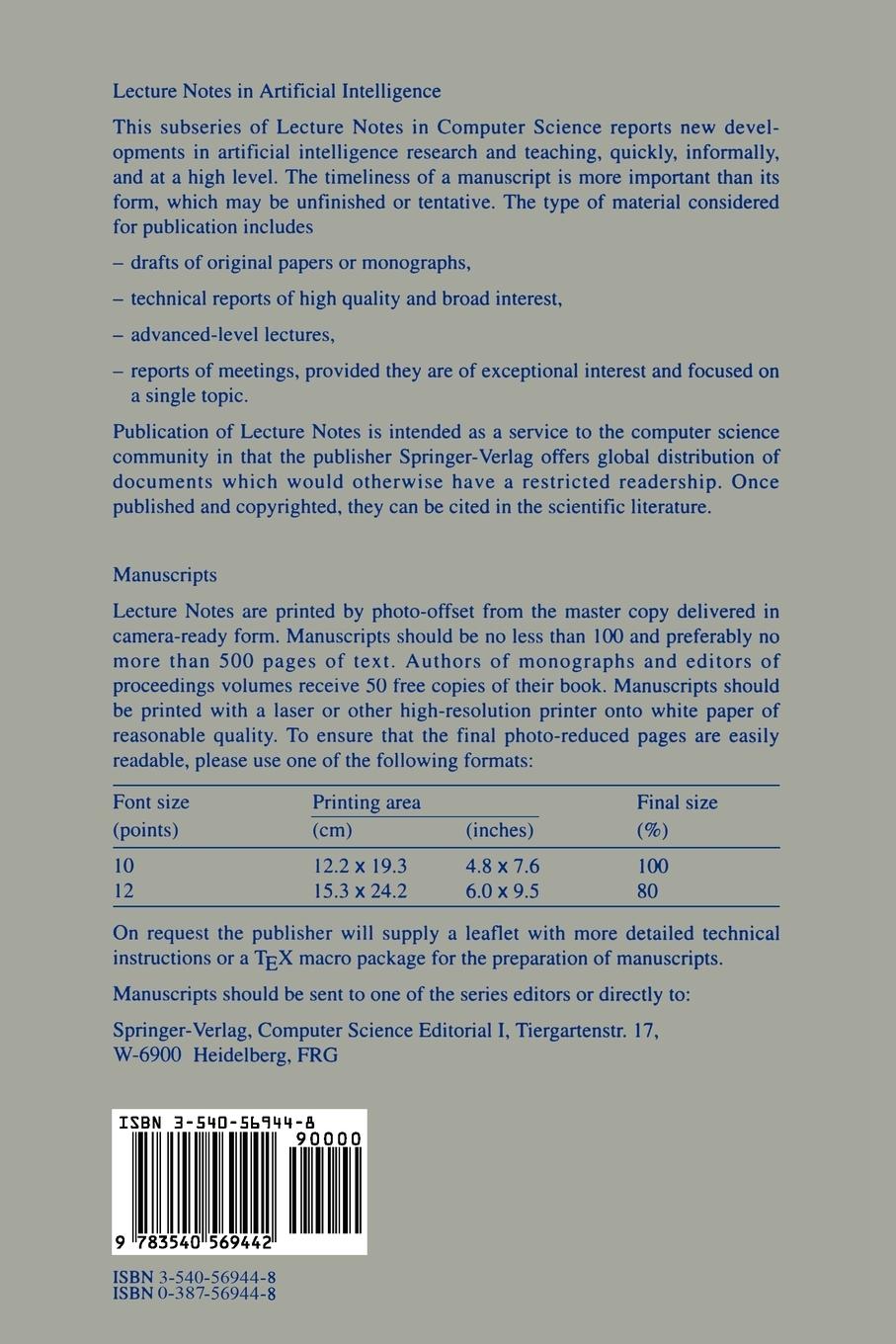 Rückseitencover Logic Programming and Automated Reasoning