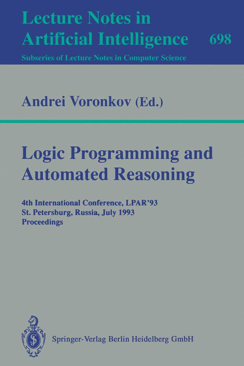 Vorderes Coverbild Logic Programming and Automated Reasoning