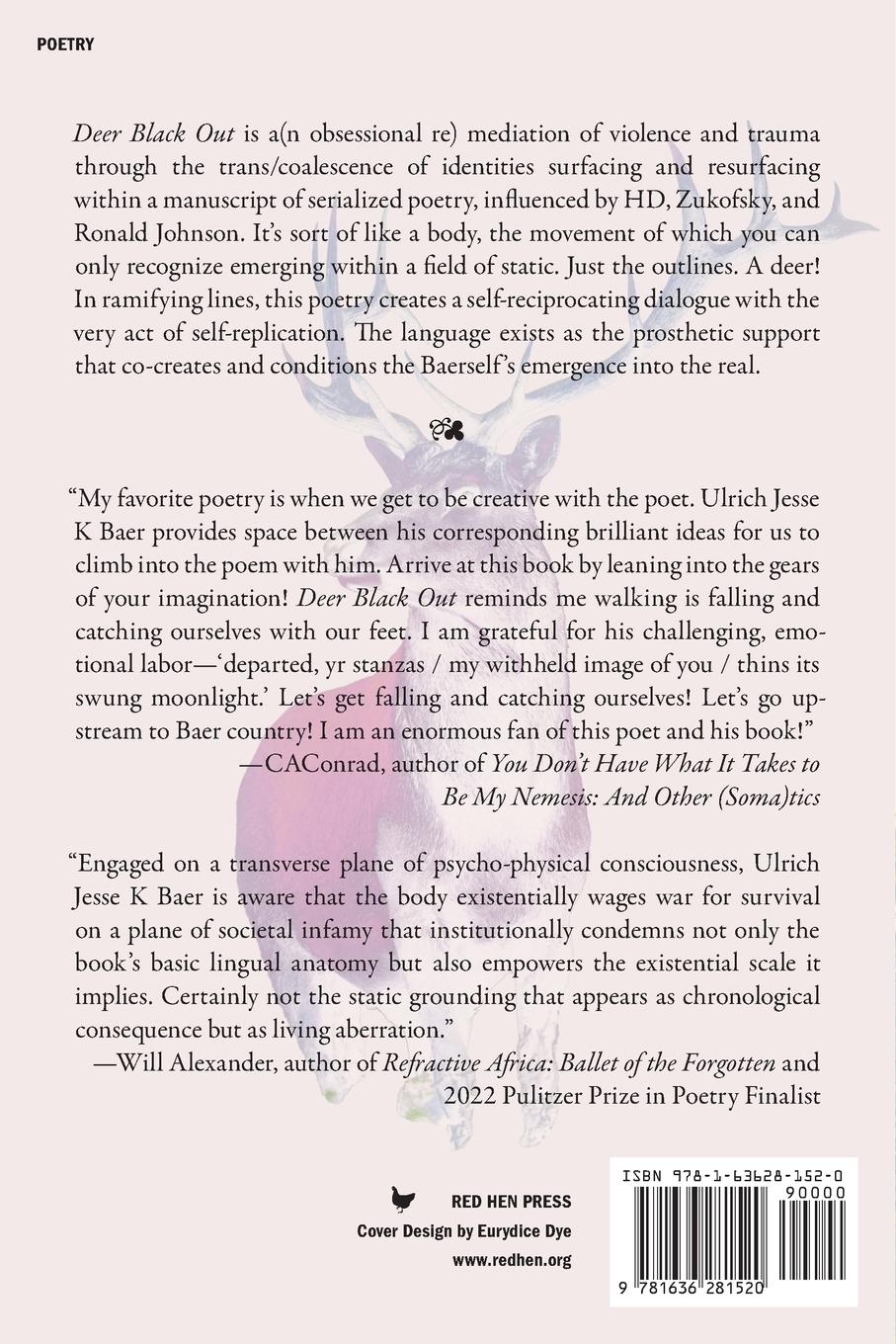 Rückseitencover Deer Black Out