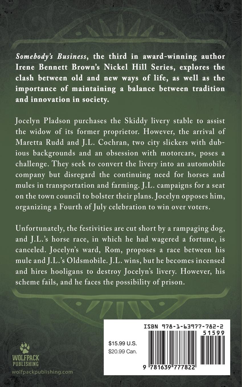 Rückseitencover Somebody's Business