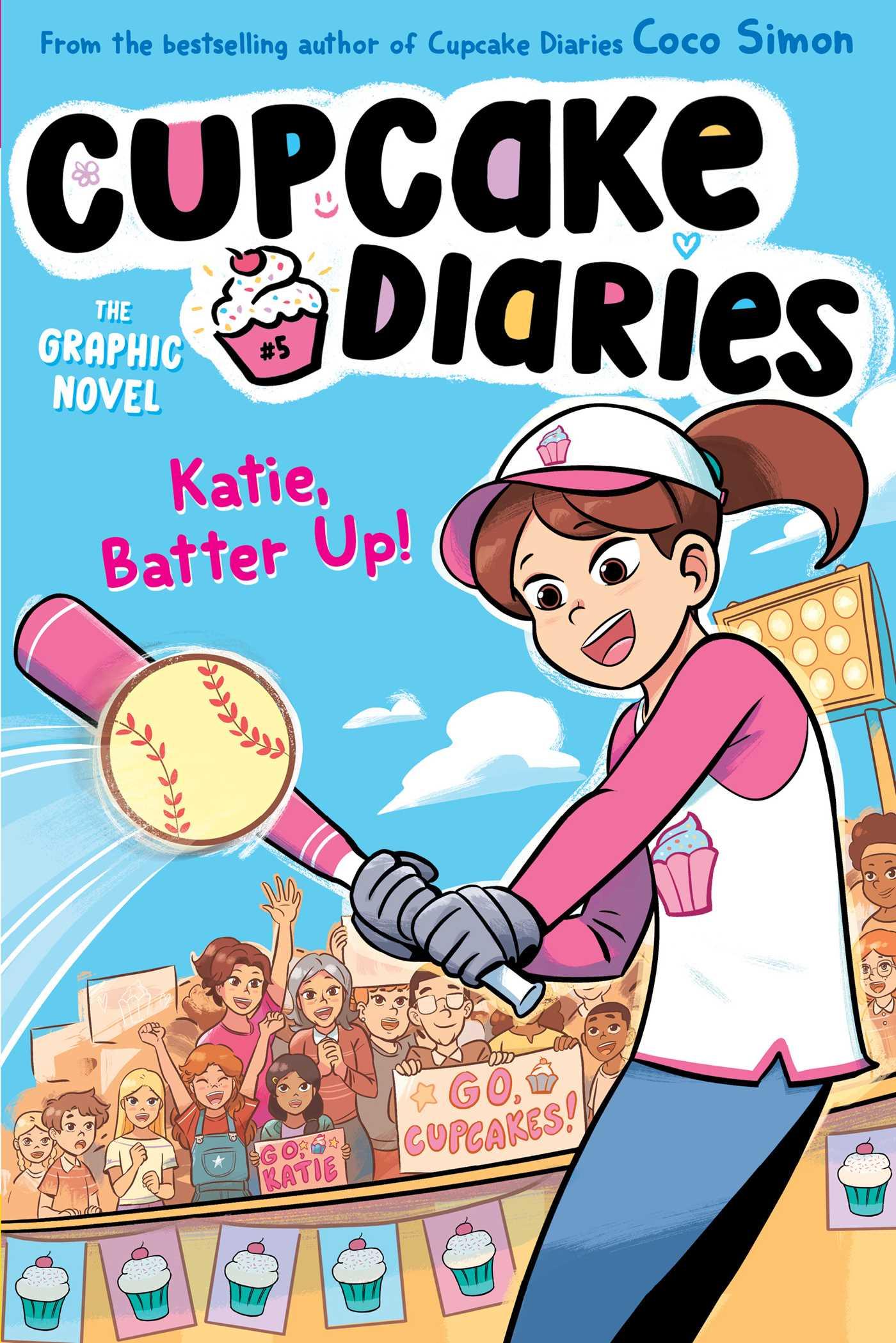 Vorderes Coverbild Katie, Batter Up! the Graphic Novel