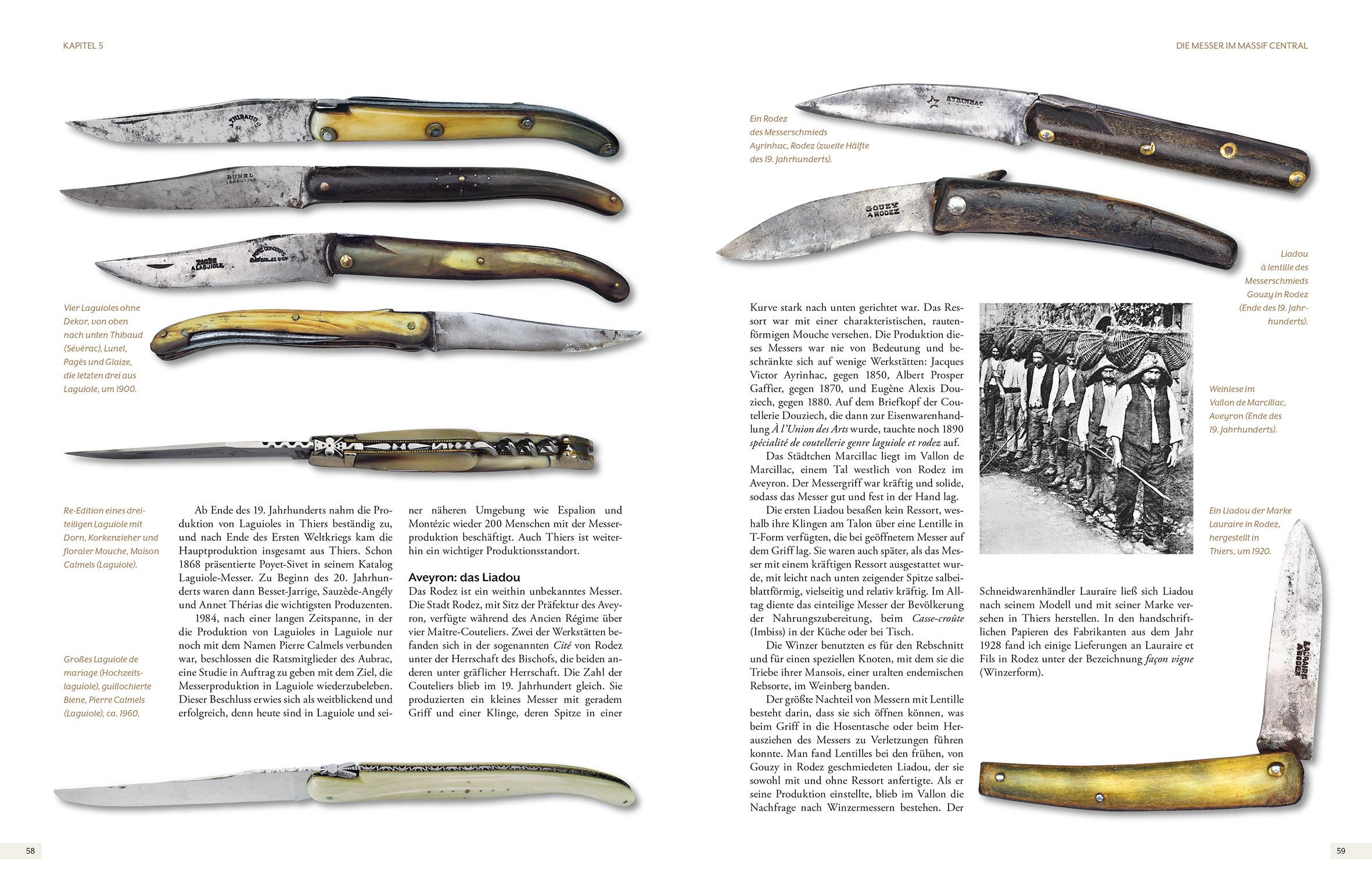 Beispielinhalt (Bild) Messer aus Frankreich