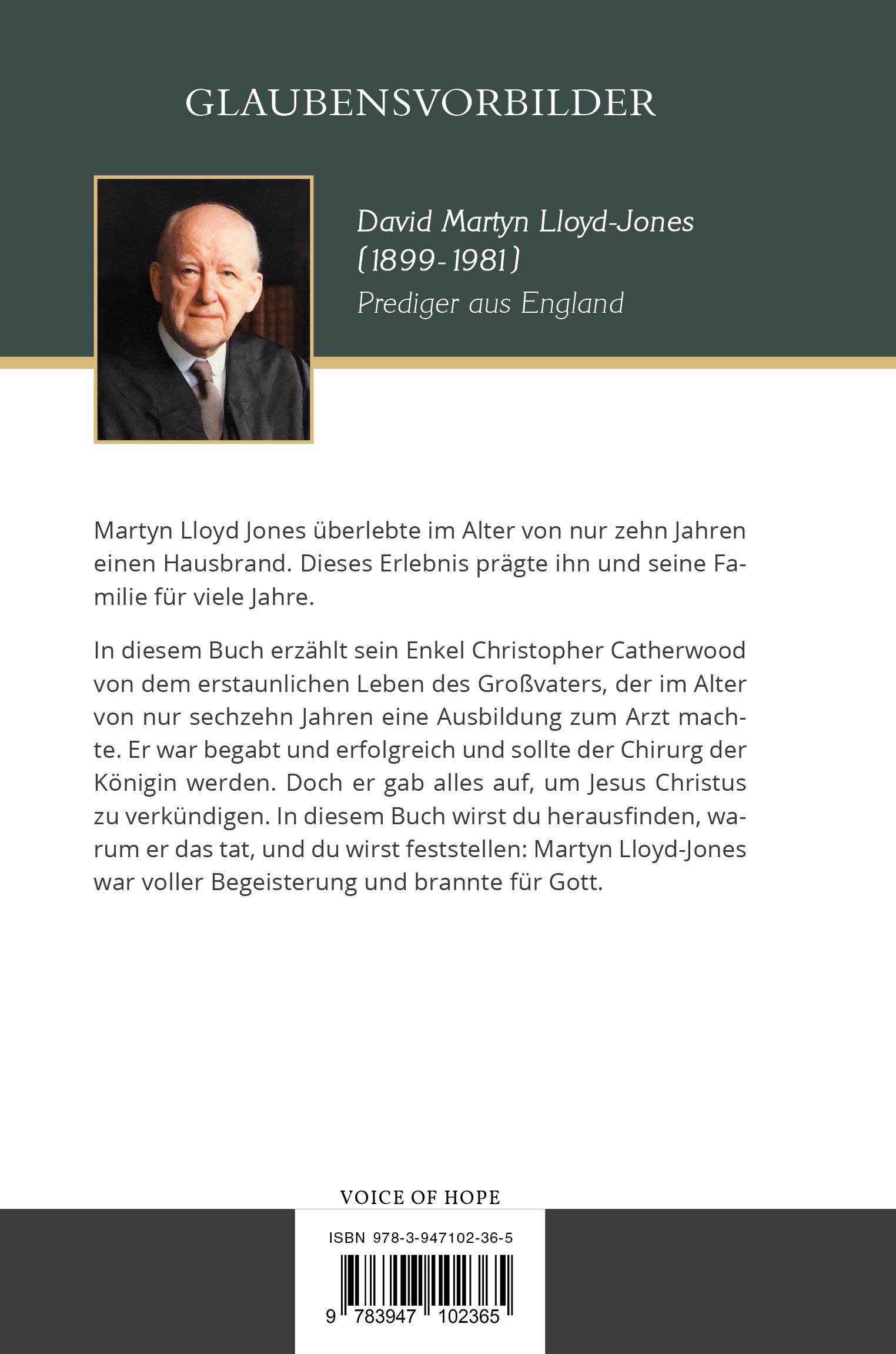 Rückseitencover Vom Arzt zum Prediger