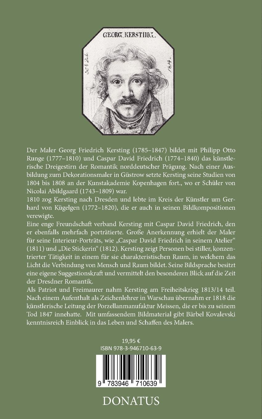 Rückseitencover Georg Friedrich Kersting (1785-1847)
