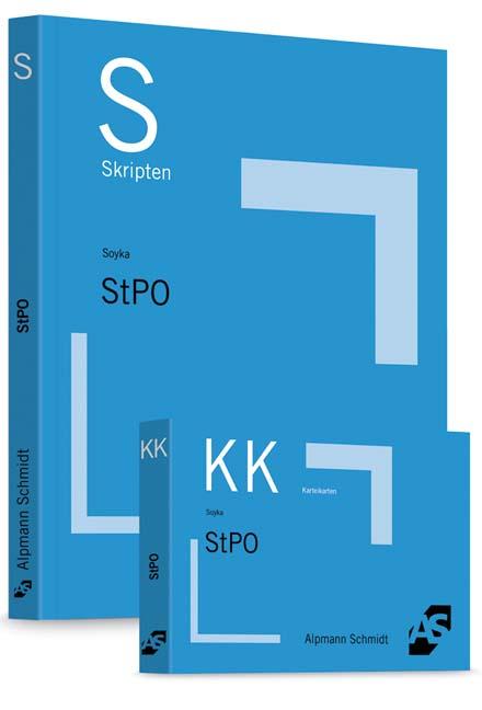 Vorderes Coverbild Bundle Soyka, Skript StPO + Soyka, Karteikarten StPO