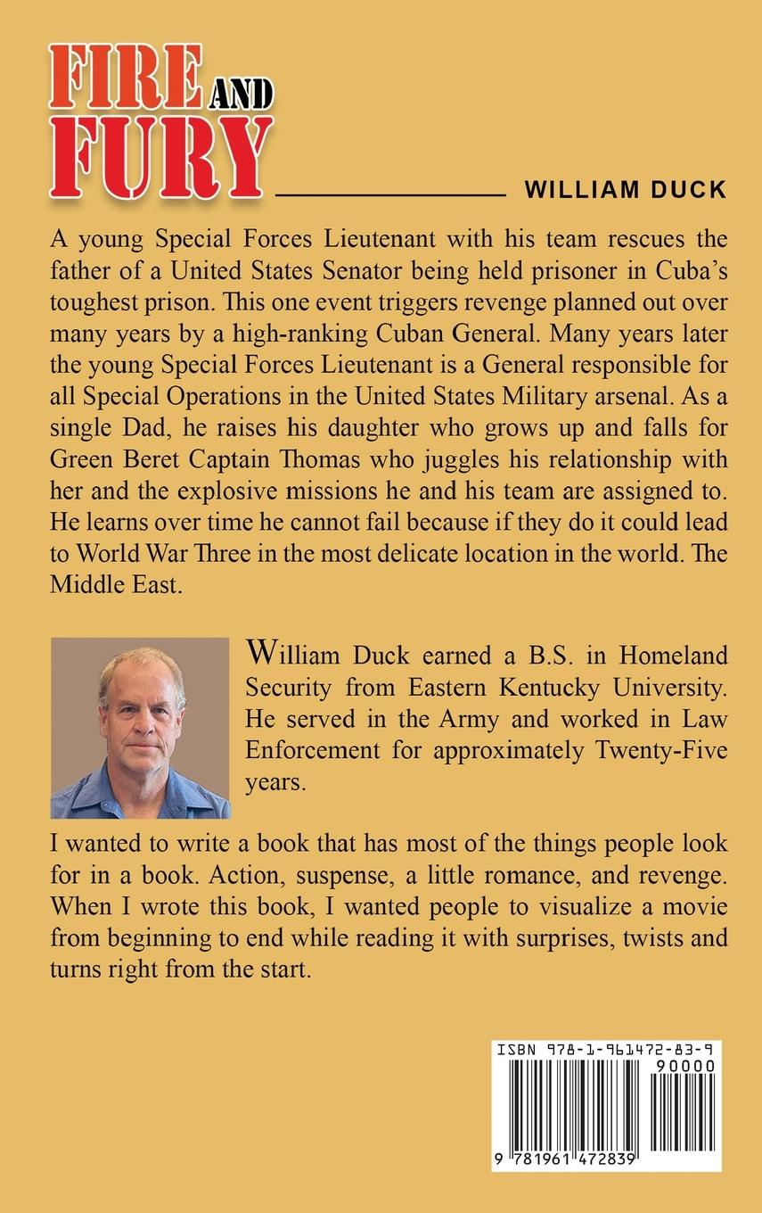 Rückseitencover FIRE AND FURY (Revised)