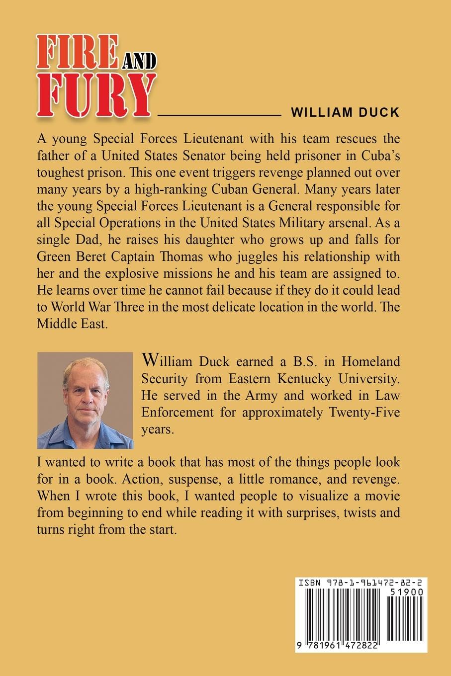 Rückseitencover FIRE AND FURY (Revised)