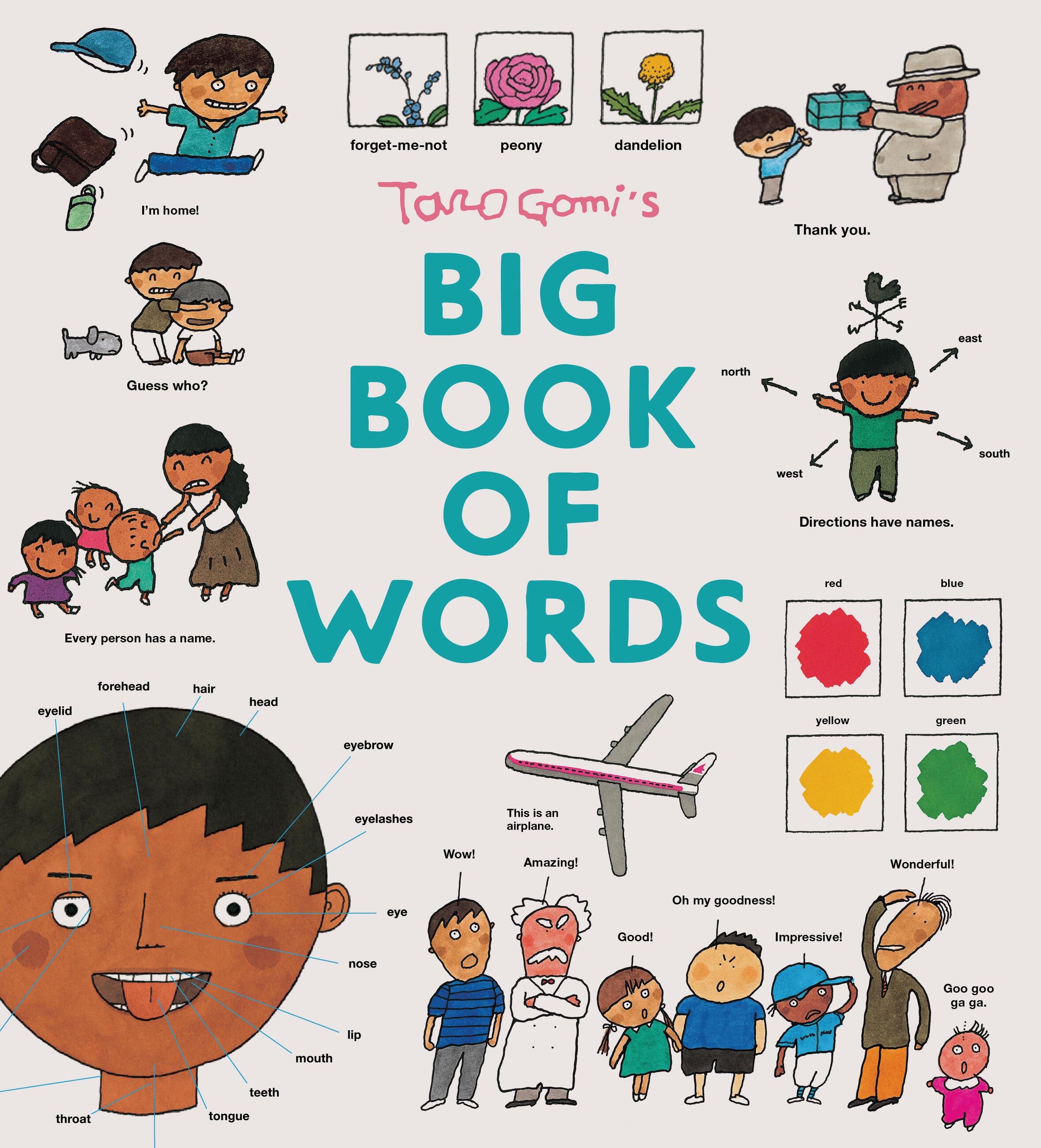 Vorderes Coverbild Taro Gomi's Big Book of Words