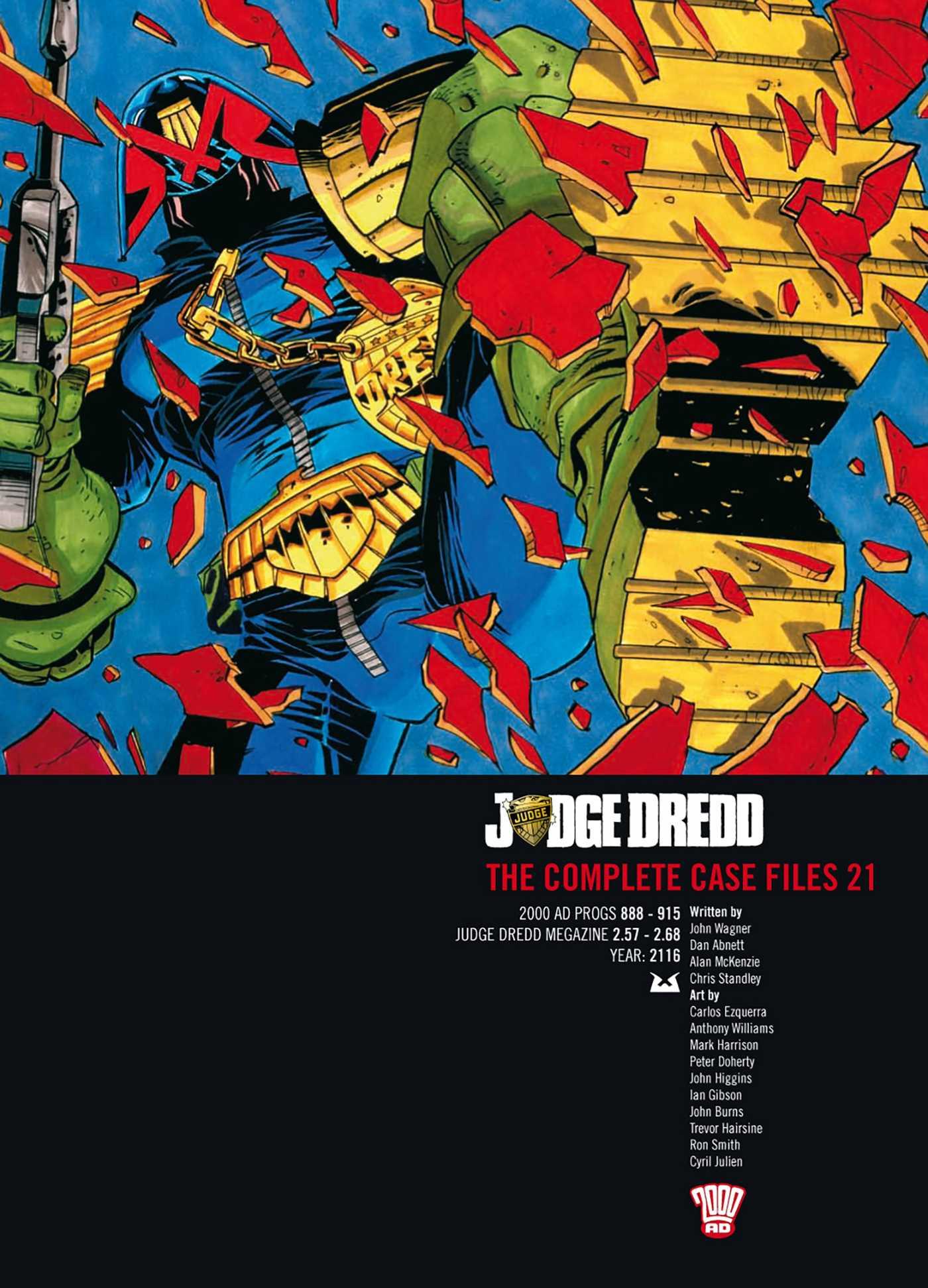 Vorderes Coverbild Judge Dredd: The Complete Case Files 21