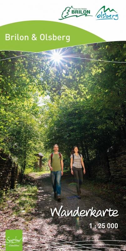 Vorderes Coverbild Wanderkarte Brilon & Olsberg