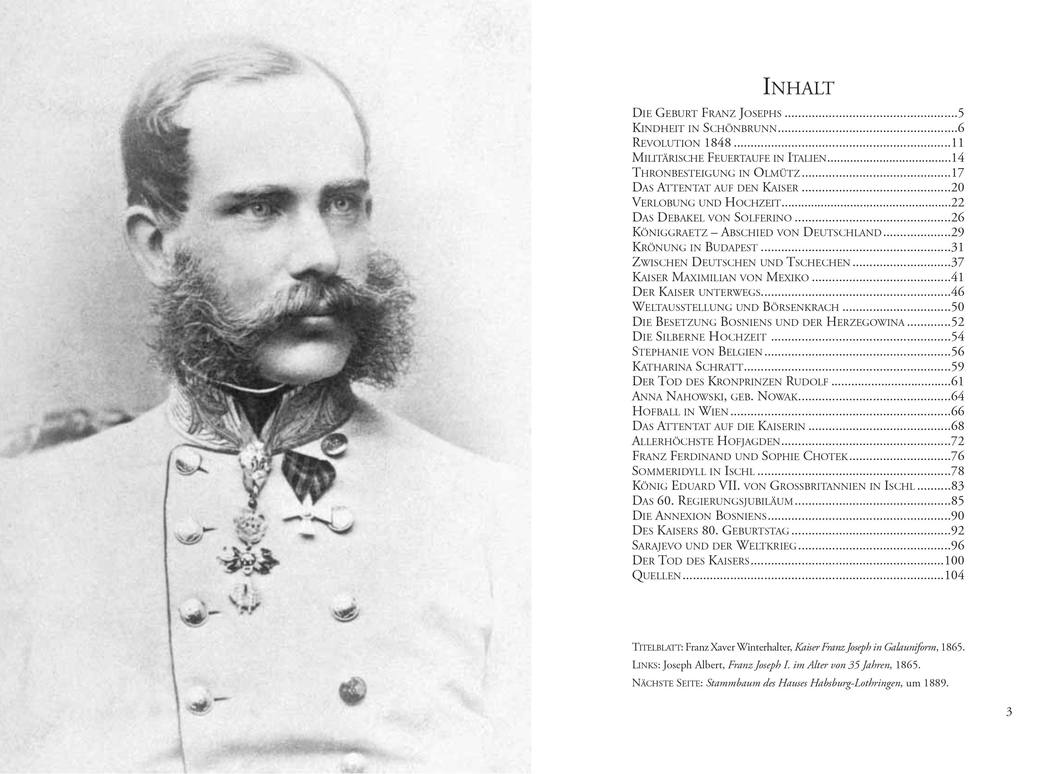 Beispielinhalt (Bild) Franz Joseph I