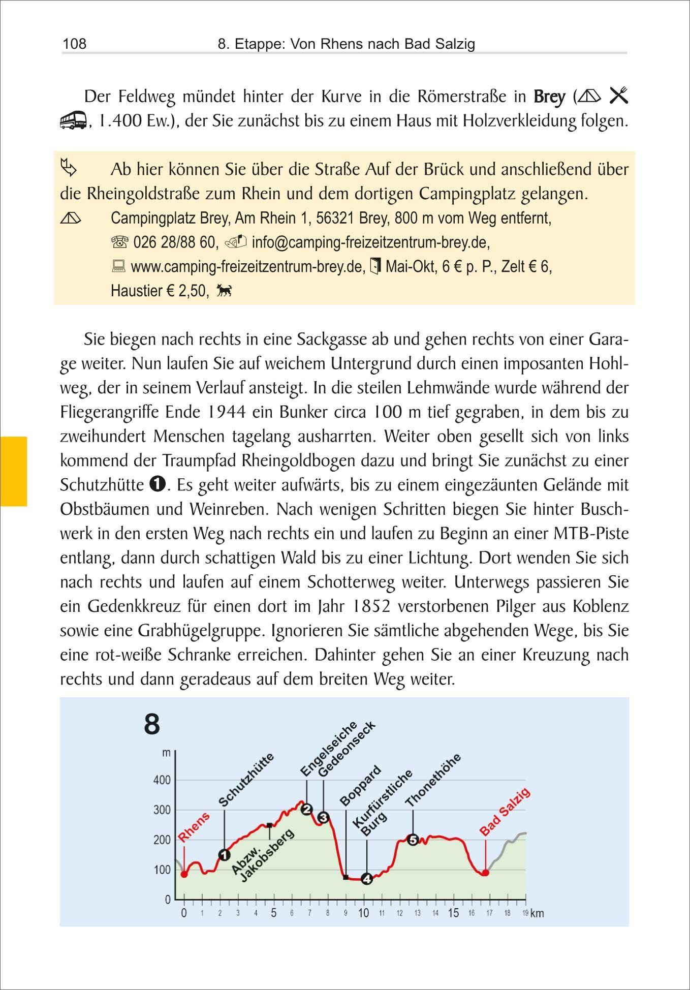 Beispielinhalt (Bild) Linksrheinischer Jakobsweg von Köln nach Bingen